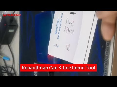Renaultman Can K-line Immo Tool Support Read/Write EEPROM FLASH Memory Clear Immobilizer Code