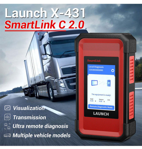 Launch X431 SmartLink C 2.0 Heavy Duty Truck Diagnostic Tool Repalce X431 HD 3 Diagnostic Truck Machinery Commercial Vehicles