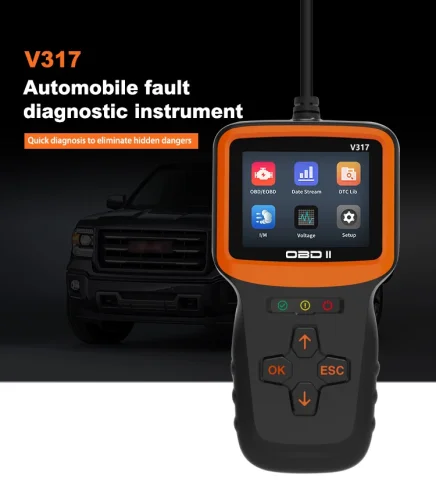 V317 Obd2 Scanner Code Reader Check Engine Light Monitor Support Most Vehicles