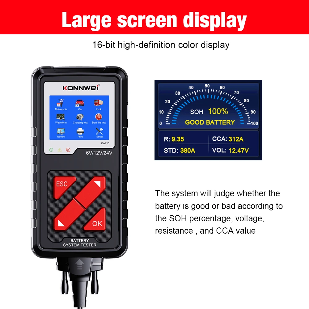 KONNWEI KW710 with large scareen display