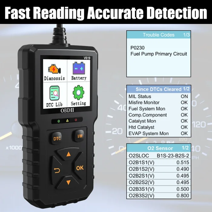 V619 code reader