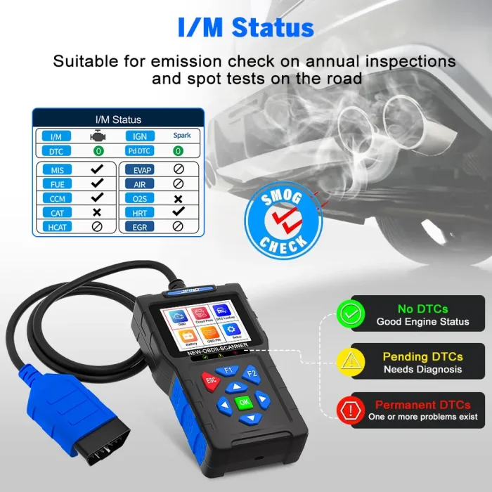 JFIND JF700 Pro OBD2 Scanner Check Engine Code Reader With Battery Performance Testing For VW