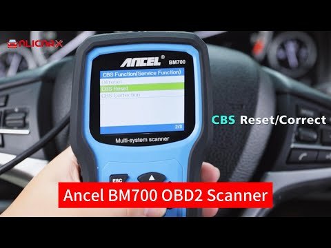ANCEL BM700 OBD2 Automotive Scanner All System Code Reader Oil Battery EPB Airbag TPMS BMS Reset for BMW
