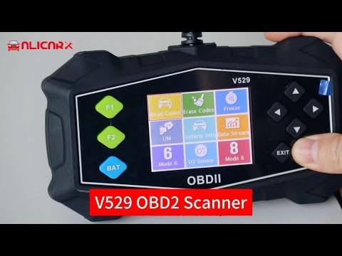 New Small Tablet V529 OBD2 Scanner Multilingual Automotive Diagnose Fault Code Read
