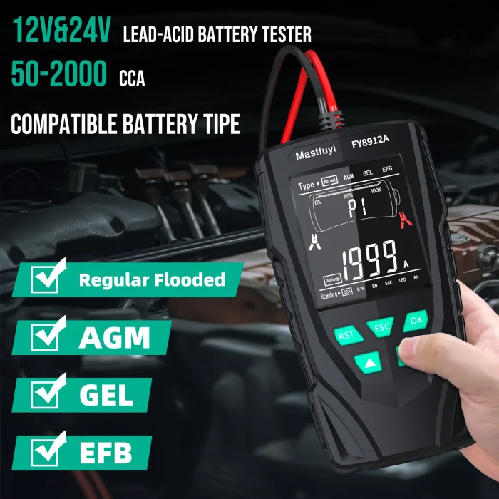 12V battery tester