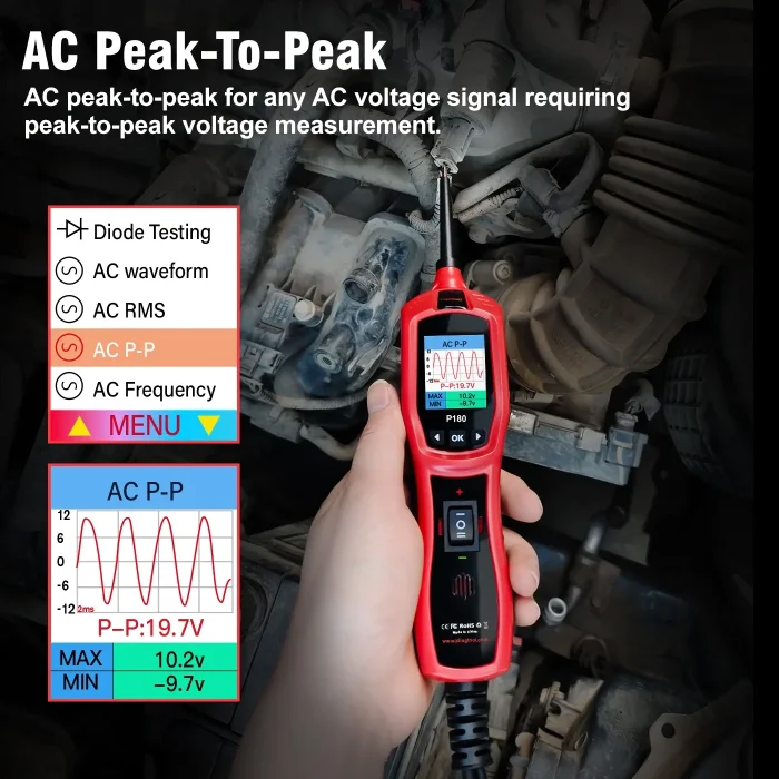 p180 vehicle electrical tester