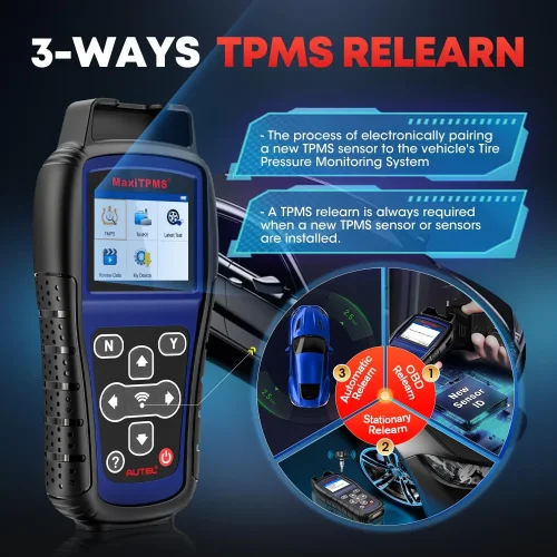 Autel MaxiTPMS TS501 Pro Car TPMS Diagnostic Tool Activate Relearn All TPMS sensors Program Autel MX-sensors