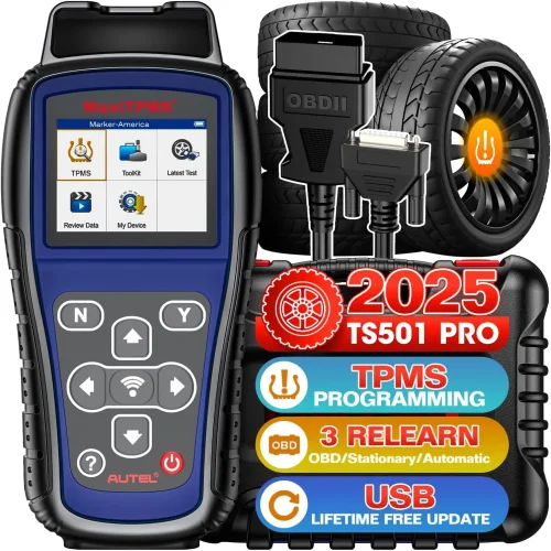 Autel MaxiTPMS TS501 Pro Car TPMS Diagnostic Tool Activate Relearn All TPMS sensors Program Autel MX-sensors