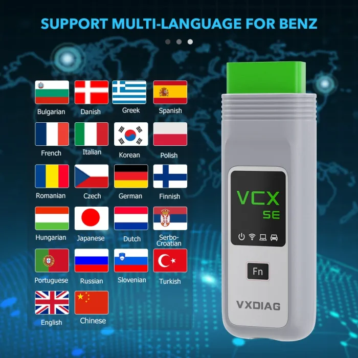 VCX SE VX800 support multilanguage