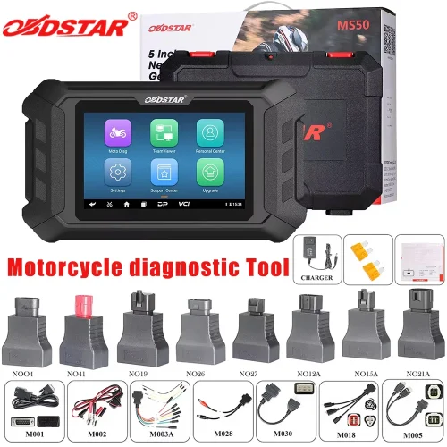 OBDSTAR MS50 Motorcycle Scanner Motorcycle Diagnostic Tool Standard Version For Honda/Yamaha/PGO/Suzuki