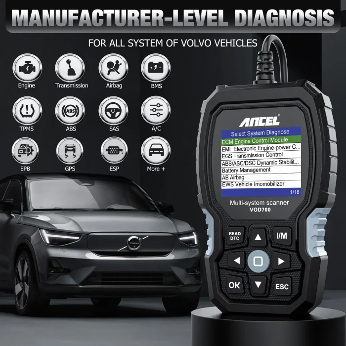 OBD2 scanner for Volvo