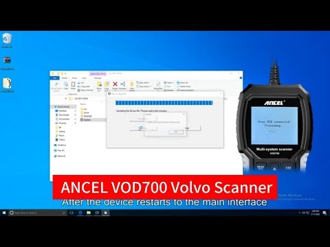 ANCEL VOD700 Volvo Scanner Code Reader Diagnostic Scan Tool ABS Bleeding Injector