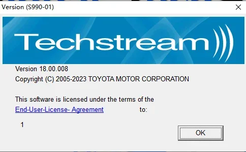 TIS Techstream 18.00.008 software Activate Code Newest Version Work with MINIVCI MINI VCI J2534 for TOYOTA