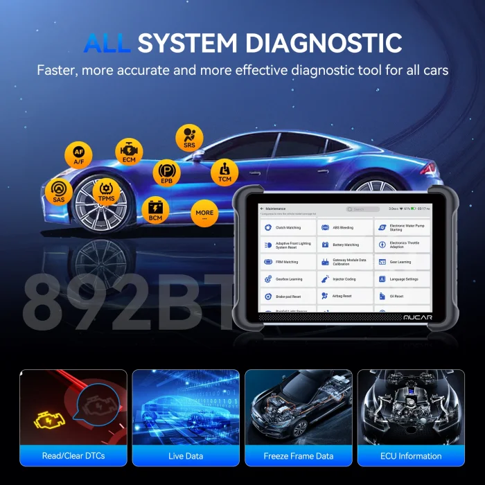 MUCAR 892BT obd2 scanner