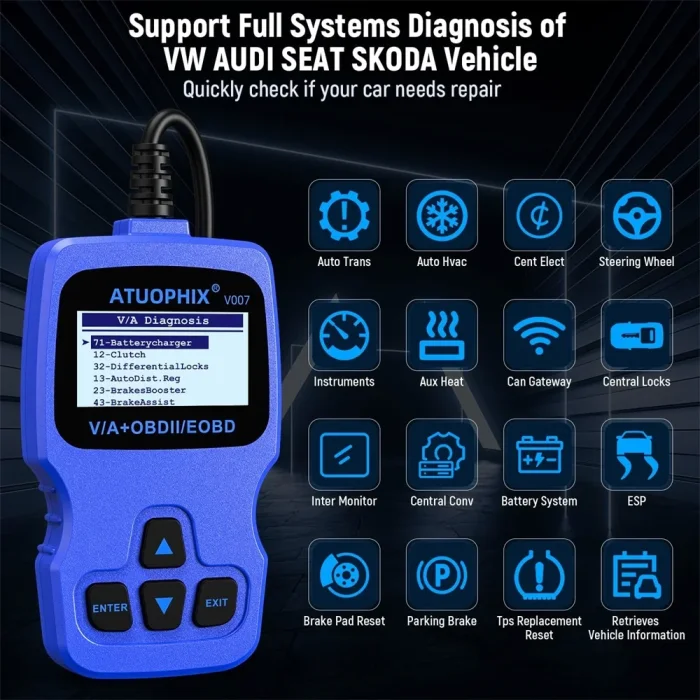 Skoda diagnostic scan tool