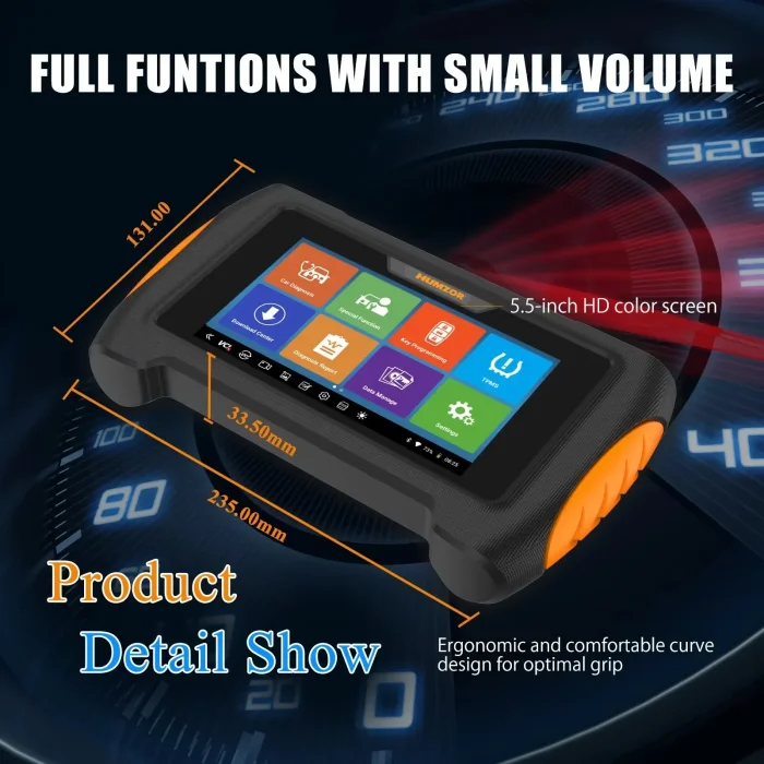 Humzor NP716 Car OBD2 Scanner Universal Key Programmer Tools Fault Code Reader 