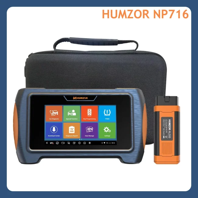 Humzor NP716 Car OBD2 Scanner Universal Key Programmer Tools Fault Code Reader 