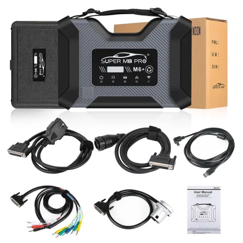 Latest SUPER MB PRO M6+ Star Diagnosis with Multiplexer For Mercedes Benz Cars and Trucks