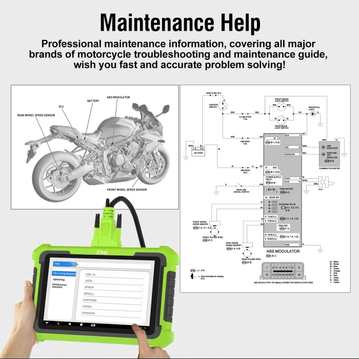 motorcycle diagnostic port
