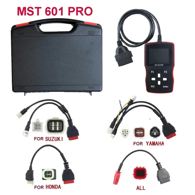 MST 601 PRO 6IN1 Motorcycle Scanner OBD2 Code Reader Fit for Suzuki for Honda for Yamaha