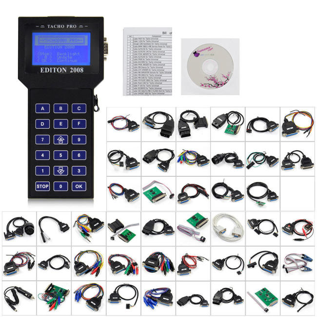 Best Tacho Pro 2008 July Universal Dash Master Programmer Mileage Correction Tool