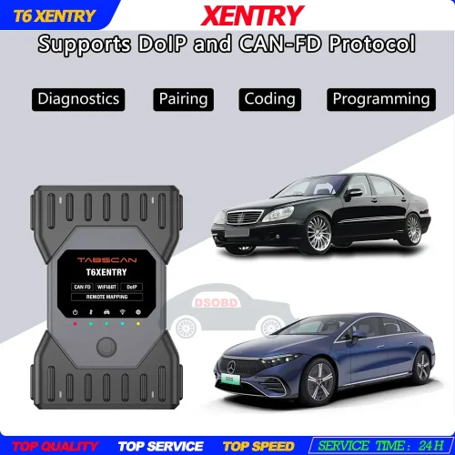 ALicar TabScan Benz T6XENTRY Diagnostic and ECU Coding Tool Support CAN FD & Dolp Protocols