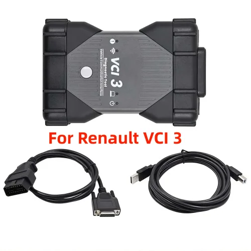 Renault VCI3 CAN Clip Diagnostic Tool Latest V240 Full-System Diagnosis ECU Programming 1994–2025 Coverage