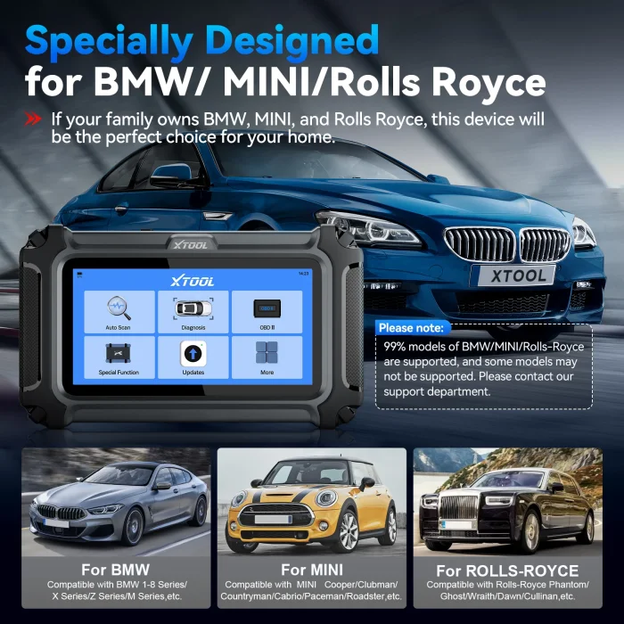 IP500 For BMW / MINI / Rolls-Royce Car Diagnostic Tools Full System Automotive Scanner ECU Coding