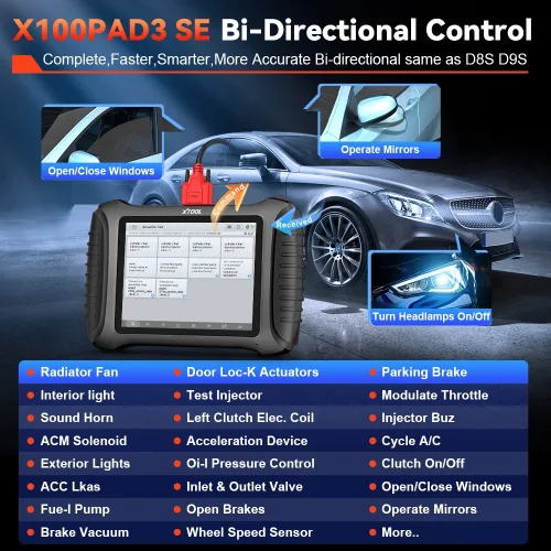 XTOOL X100PAD3 SE IMMO Auto Key Programming and Car Diagnostics Tools with ECU Coding