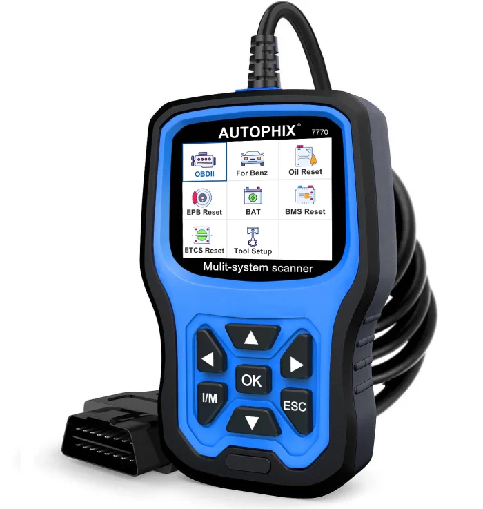 Autophix 7770 Mercedes Benz All System Car OBD2 Scanner Support ABS Bleeding DPF SAS TPMS EPB Oil Reset