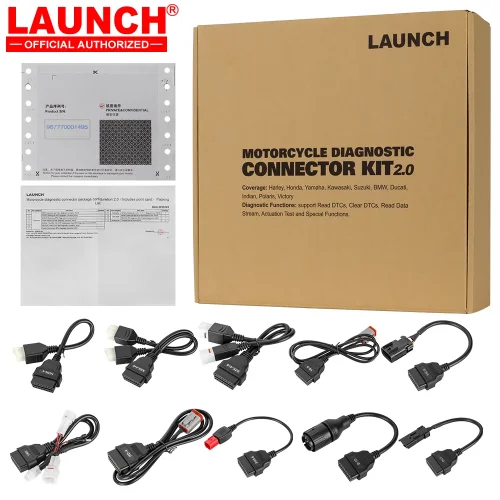 Motorcycle Diagnostic Connector Kit 2.0 for Harley for Honda for Yamaha, for Kawasaki, for BMW, for Suzuki, for Ducati