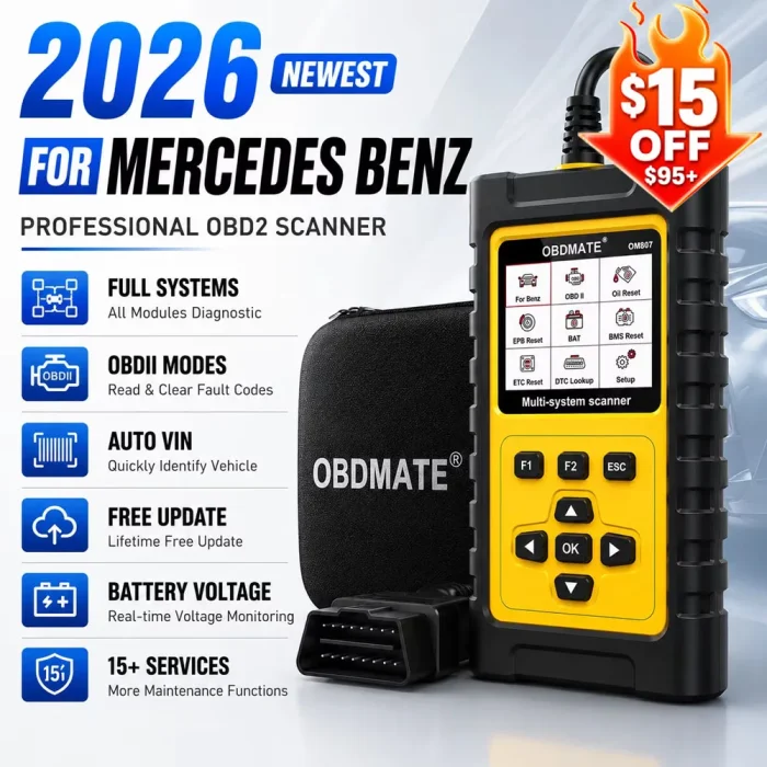 OM701 automotive diagnostic scanner