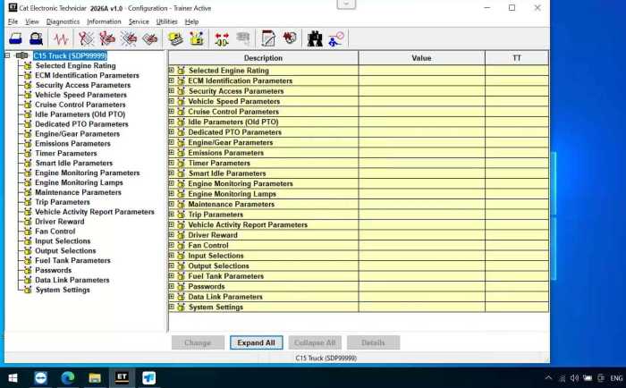 CAT ET 2026A diagnostic software