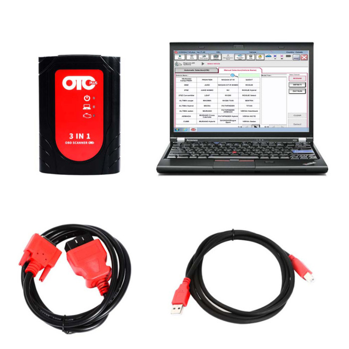 Toyota TIS, Nissan Consult 3 Plus and Volvo VIDA DICE 3 in 1 diagnostic tool