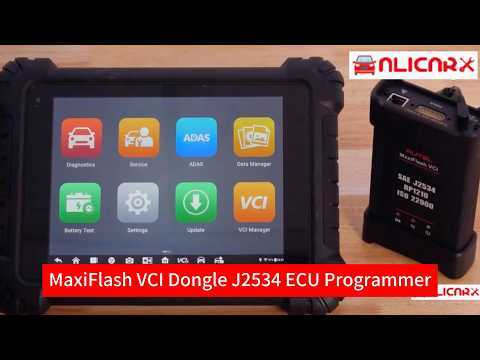 Autel MaxiFlash VCI J2534 ECU Programmer OEM PassThru Programming Tool for MaxiSYS MS909