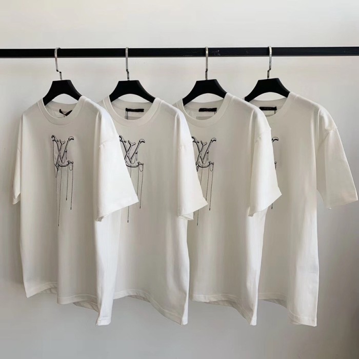 LV 20SS Embroidery Tshitrs