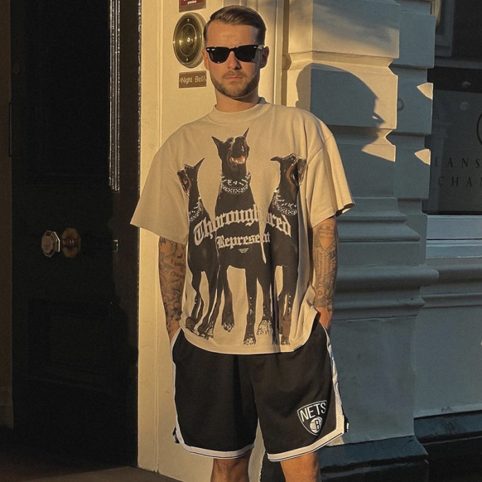 REPRESENT black doberman tee FZTX175