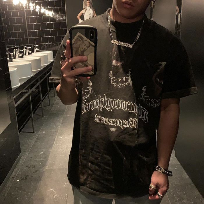 REPRESENT black doberman tee FZTX175