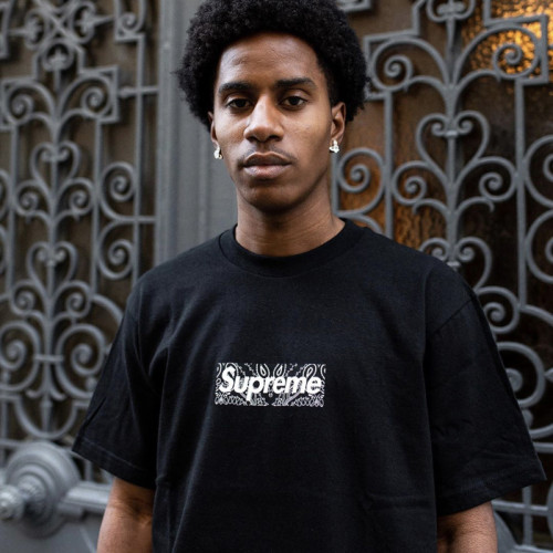 Supreme 19FW Bandana Box Logo Tee HFYMTX626