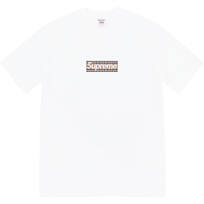 Supreme 22SS Burberry Box Logo Tee FZTX317