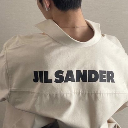 JIL SANDER logo printed shirt FZCS023