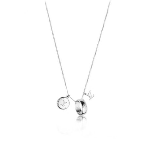 LV monogram ring necklace FZXL021