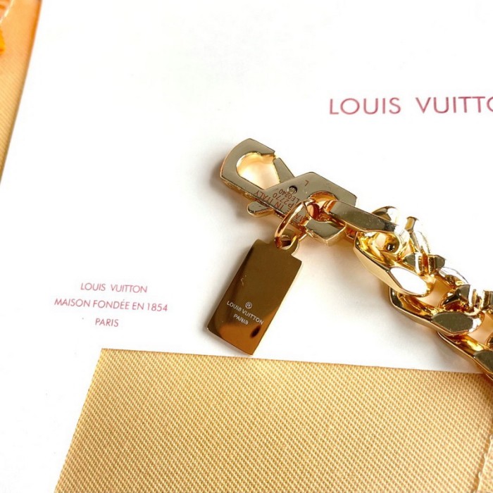 LV X NBA chain links patches Bracelet necklace FZXL034