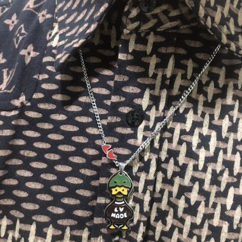 LV X Human made duck necklace FZXL005