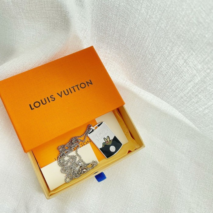 LV X Nigo duck Necklace FZXL019