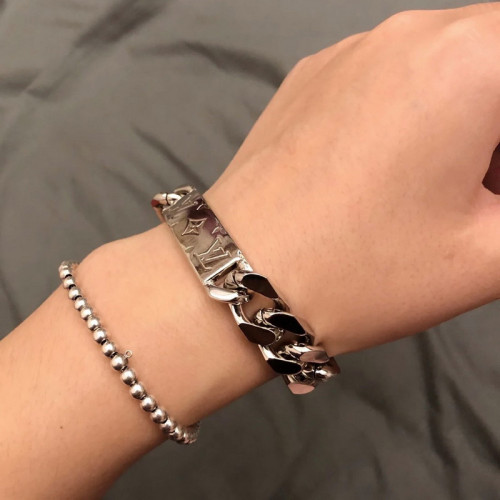LV MONOGRAM silver Bracelet FZXL009