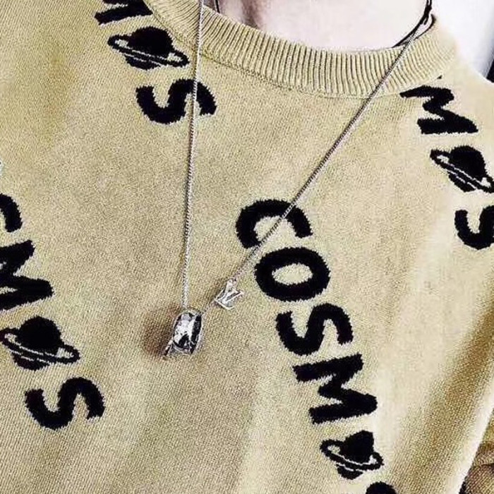 LV monogram ring necklace FZXL021