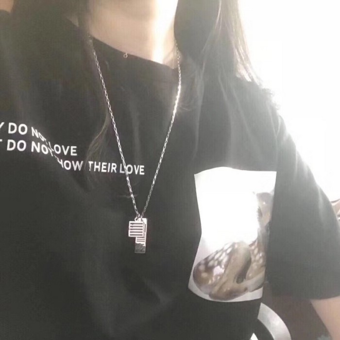 LV damier black necklace FZXL041
