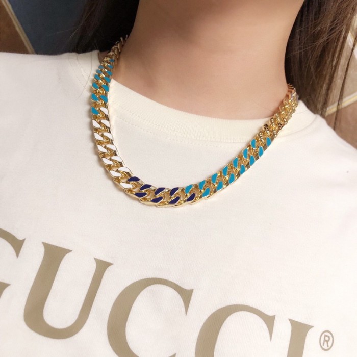 LV X NBA chain links patches Bracelet necklace FZXL034