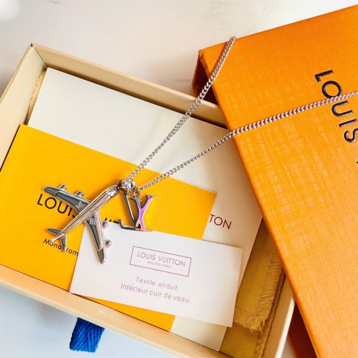 LV plane necklace FZXL002